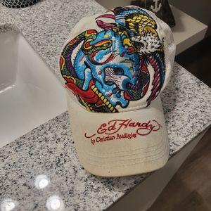 Ed hardy baseball hat, vintage look